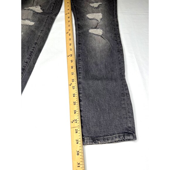 H&M Mens Distressed Grey Skinny Jeans Cotton/Elastane Size 32/32 - Picture 11 of 14